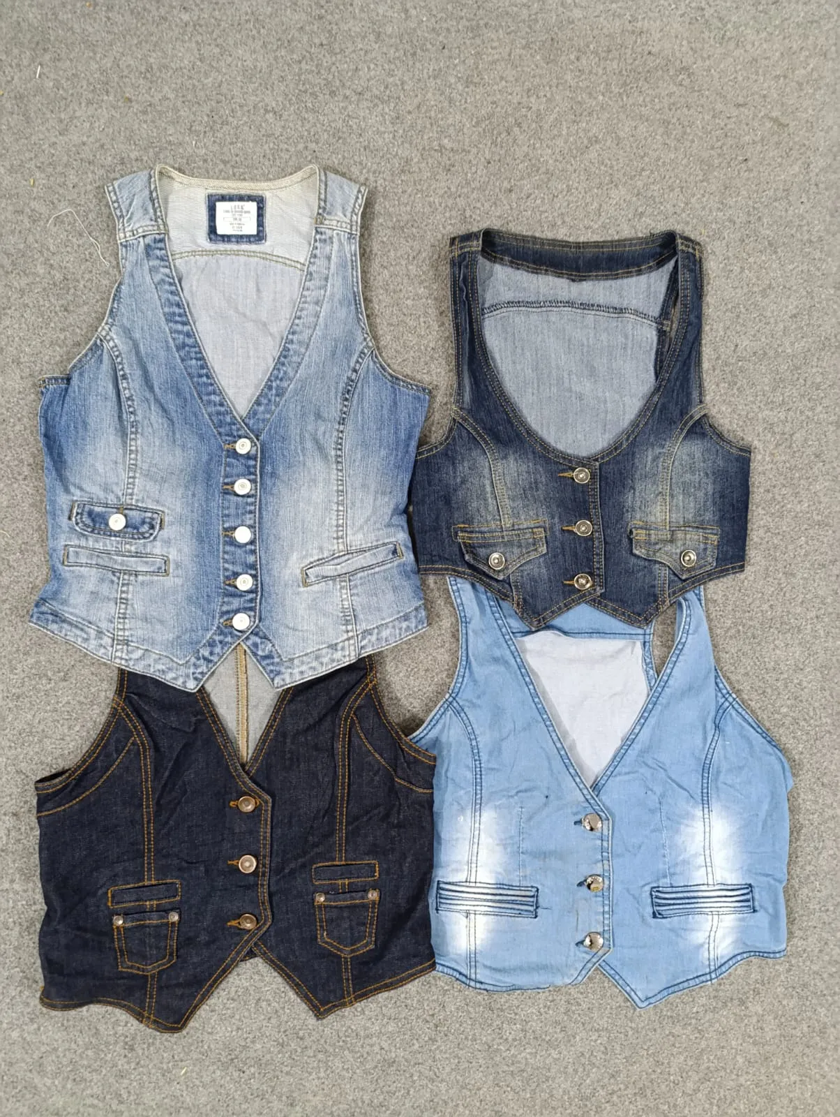 #207 Ladies Y2K Denim Vest -19