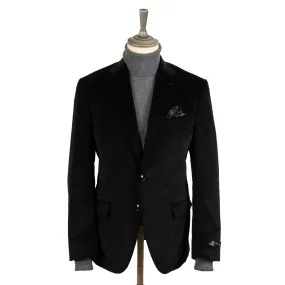 Black Loro Piana Cotton Velvet Jacket