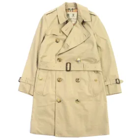 Burberry Chelsea Cotton Trench Coat Beige 44