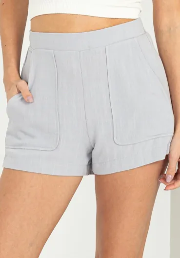 Casual Linen Blend Short Shorts - Assorted Colours