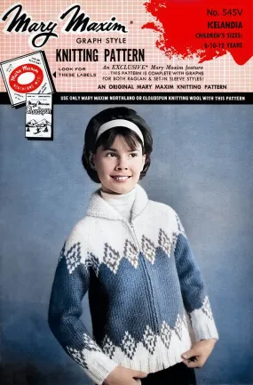 Children's Icelandia Cardigan Pattern