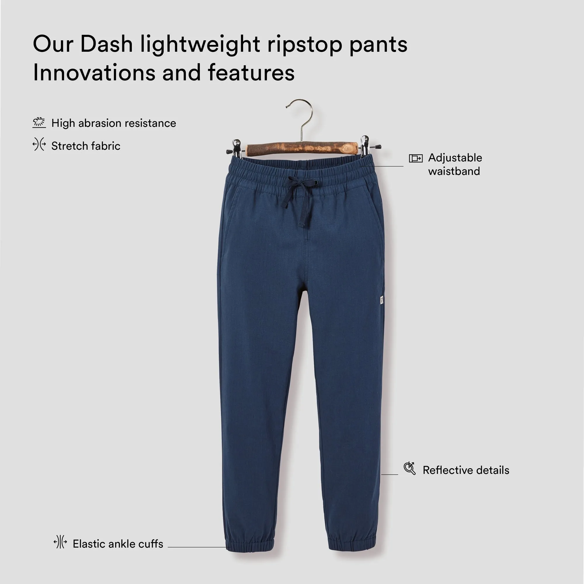 Dash lightweight ripstop pants