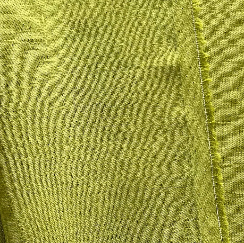 Designer  Semi-Sheer Anjou Pear Linen (Made in Italy)