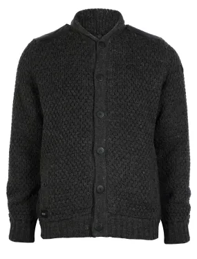 Dissident Zaine wool blend cardigan in Charcoal