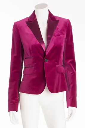 Dsquared2 - Editorial, Fuchsia Velvet Jacket - IT 44