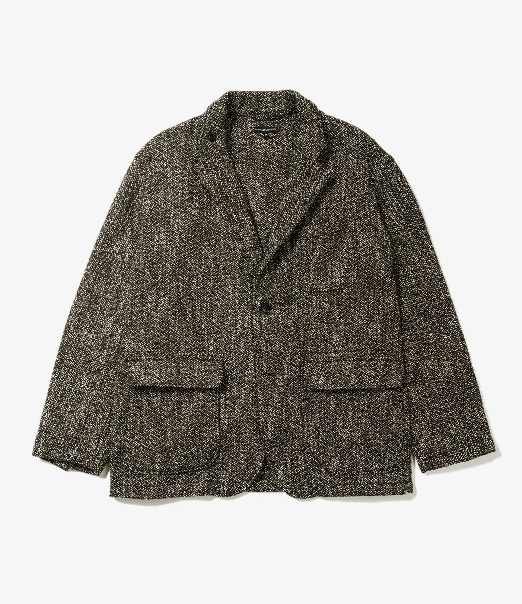 Engineered Garments Loiter Jacket - Brown/Black Wool Homespun