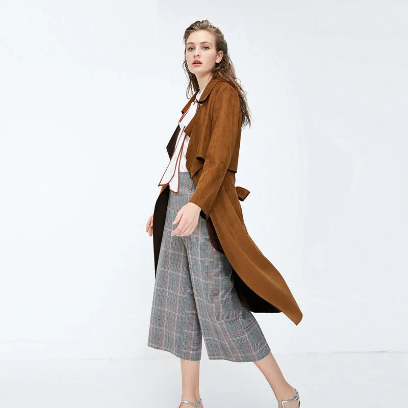 Fashion Removable Two-piece Long Trench Coat