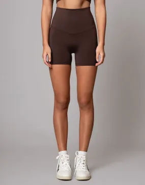 Freestyle Flat Front Short Chocolate