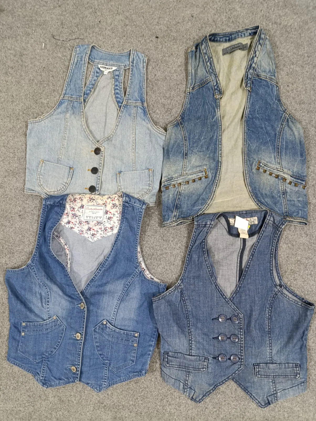 HD150 Y2K Ladies Denim Vest - 20 pcs