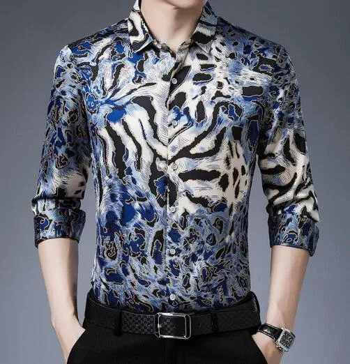 Hendrix Leopard Print Shirt For Men