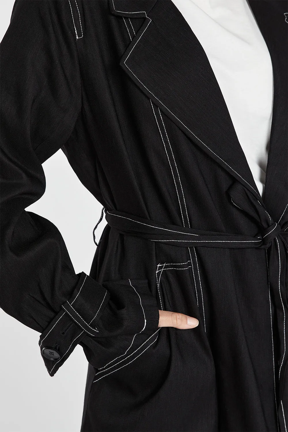 MAEL BLACK TRENCH