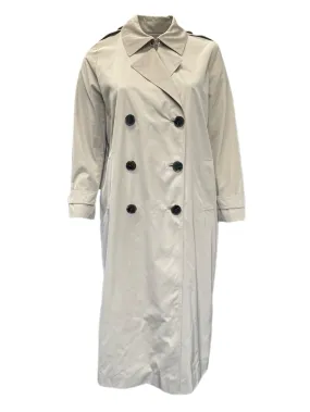 Marina Rinaldi Women's Beige Tecnica Double Breasted Trench Coat Size 16W/25 NWT