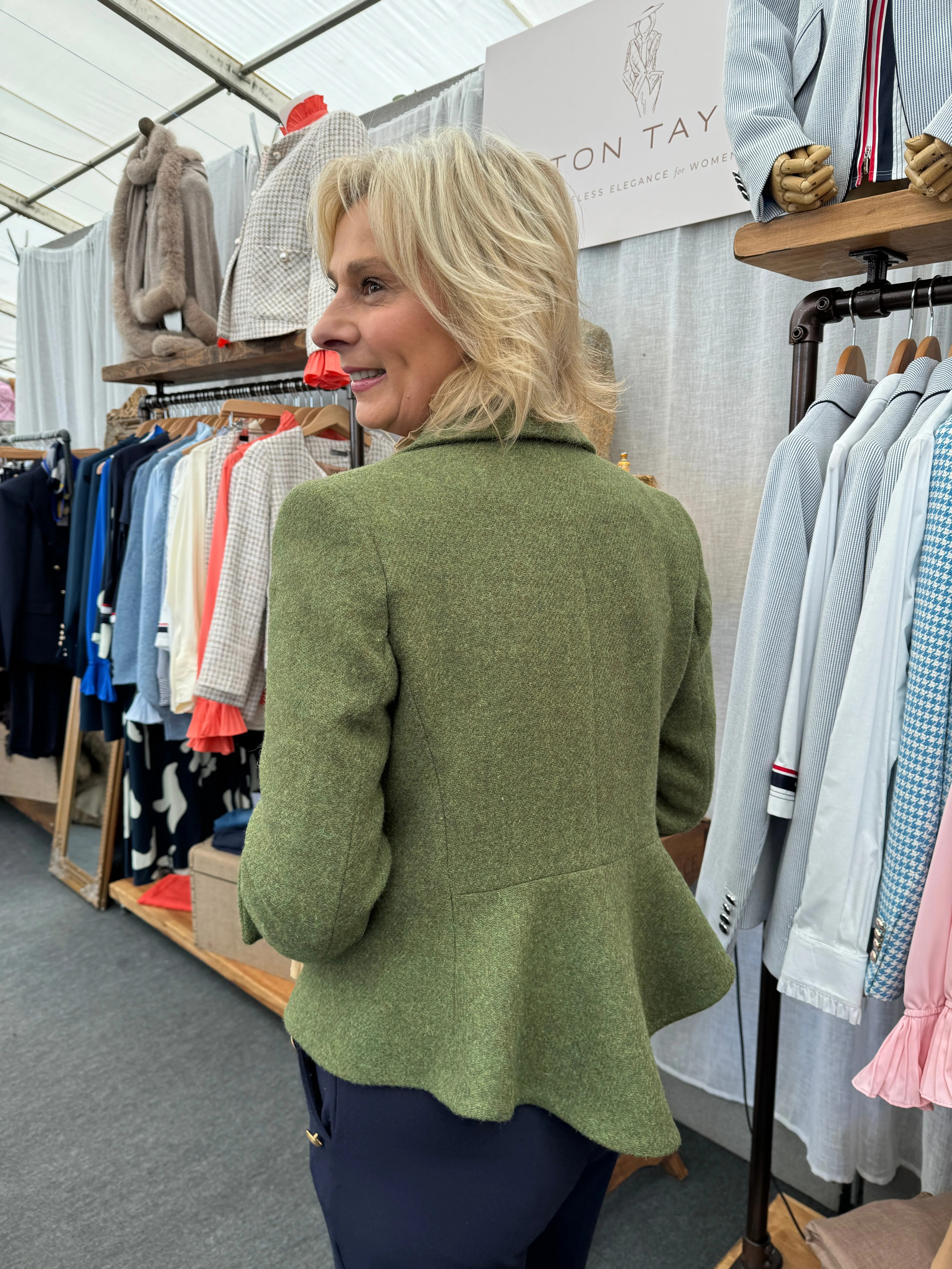 Olivia Green Harris Tweed Jacket