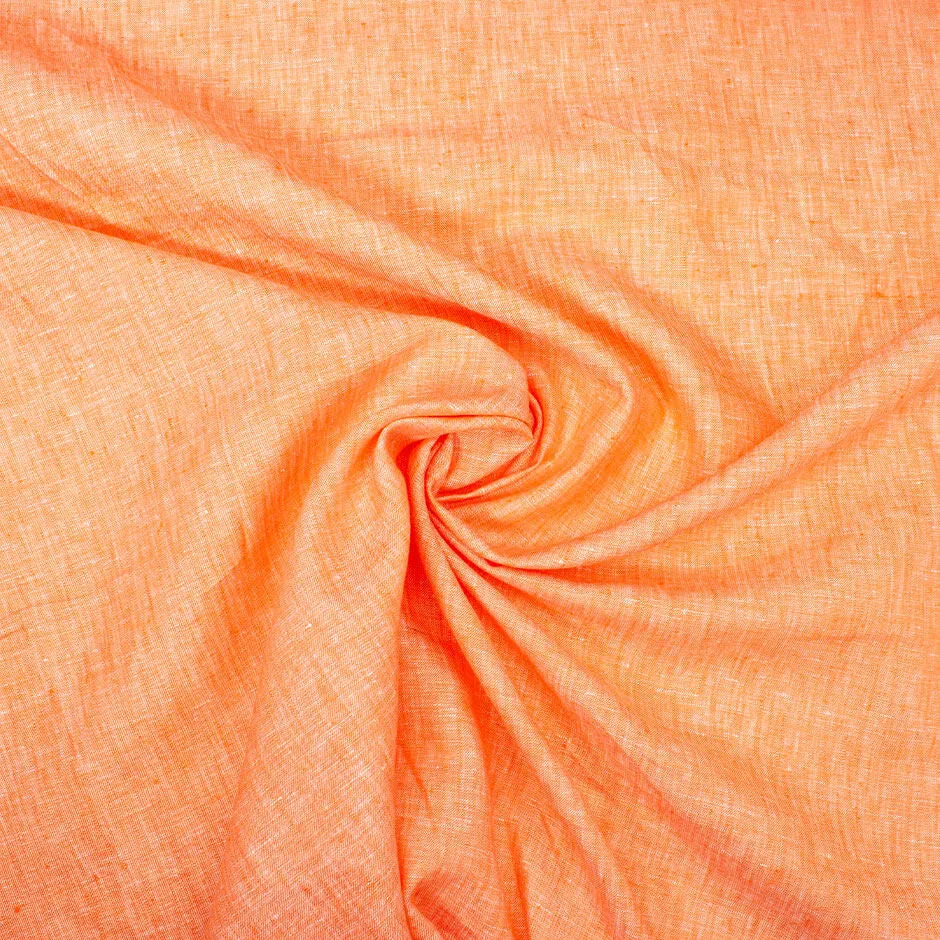 Orange Two-Tone Handkerchief Linen