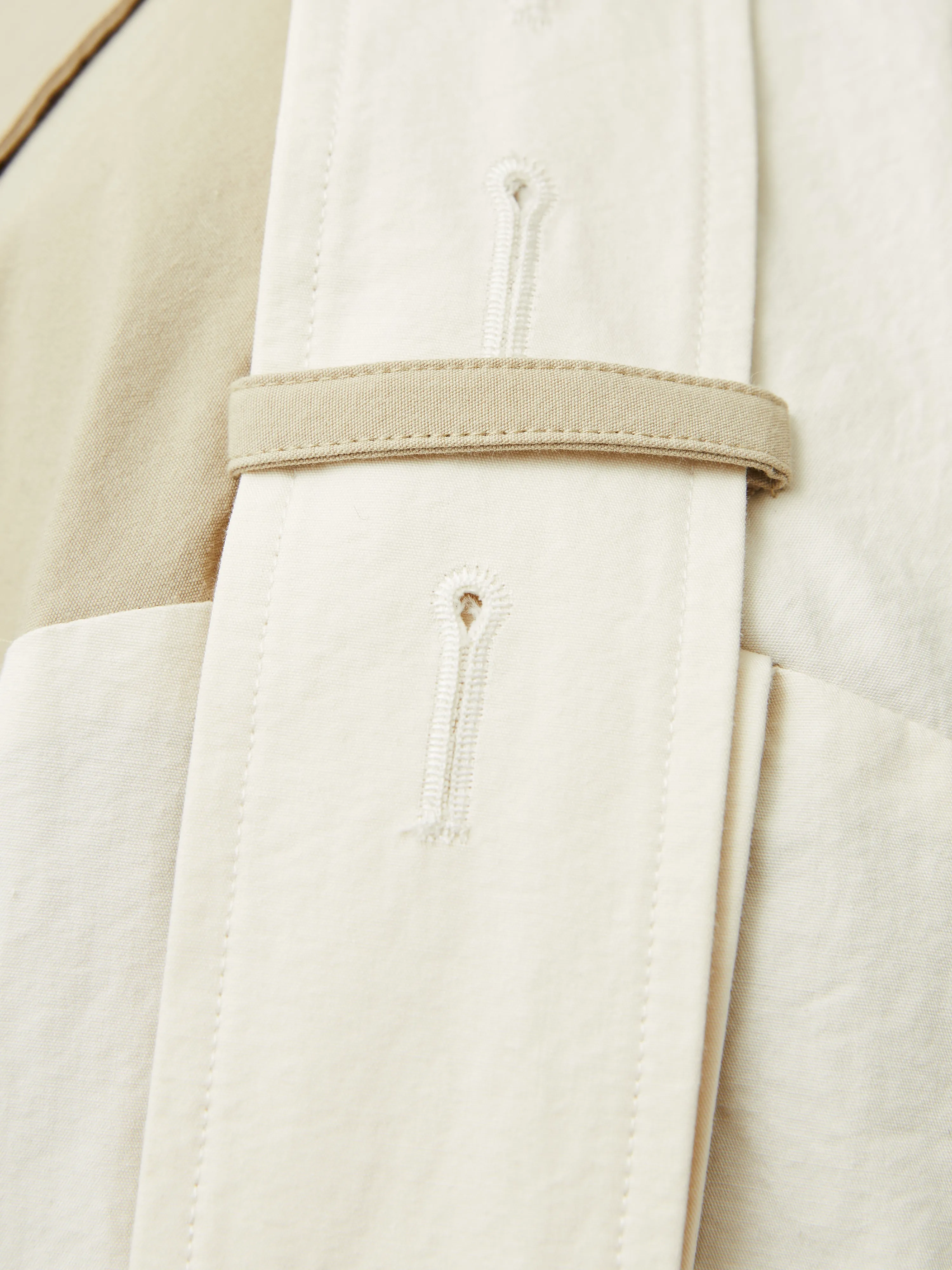 Panelled Trench Coat | Multi