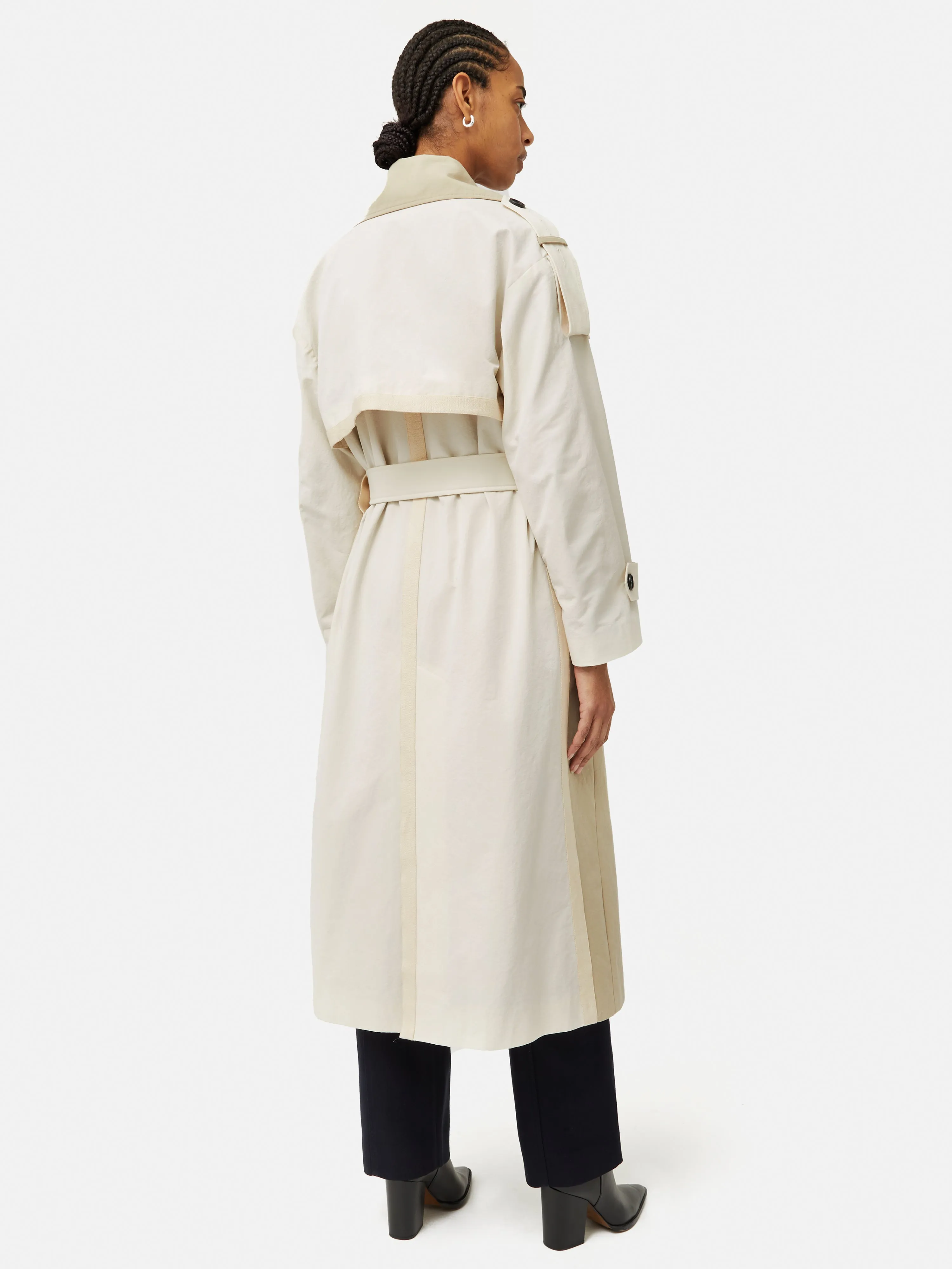 Panelled Trench Coat | Multi