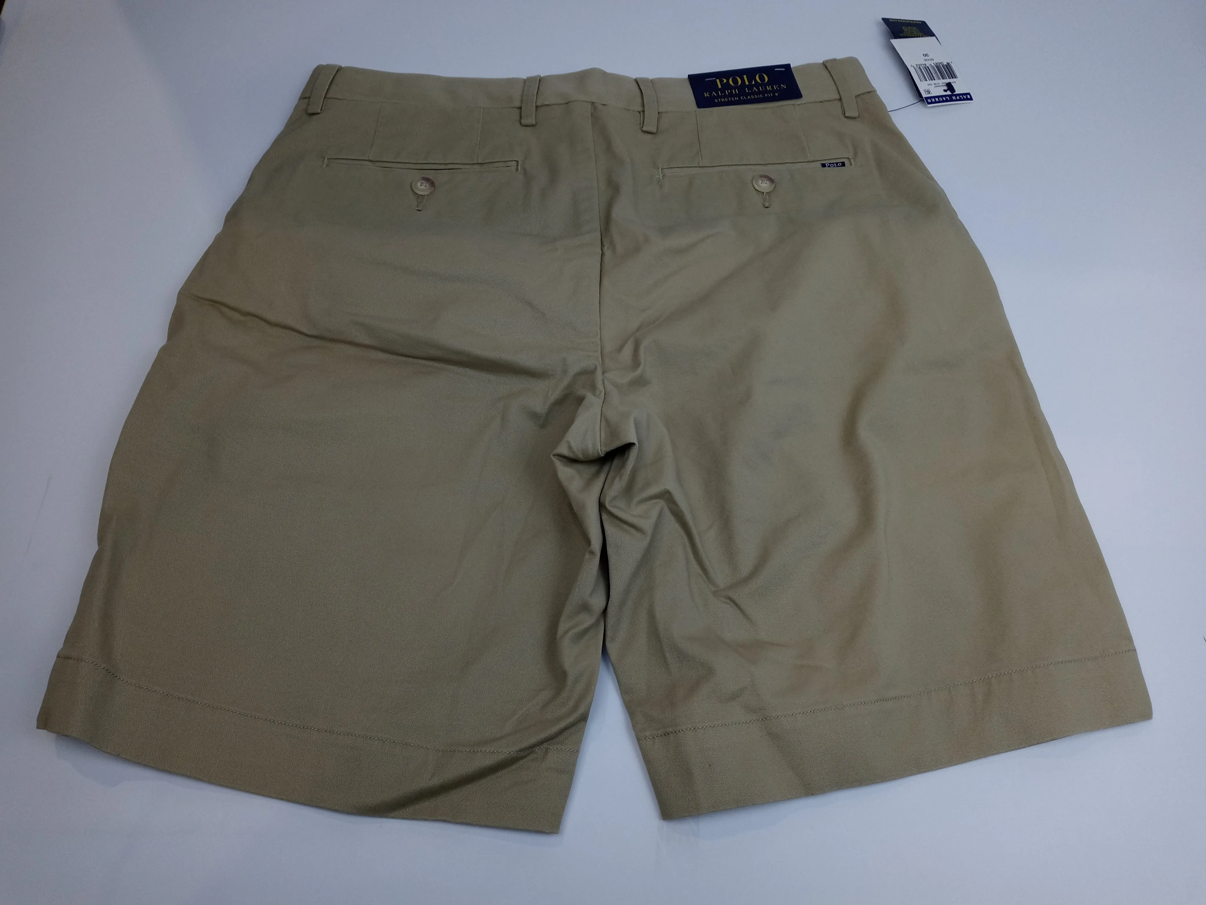 Polo Ralph Lauren Mens Stretch Classic Fit Chino Shorts 30 Beige