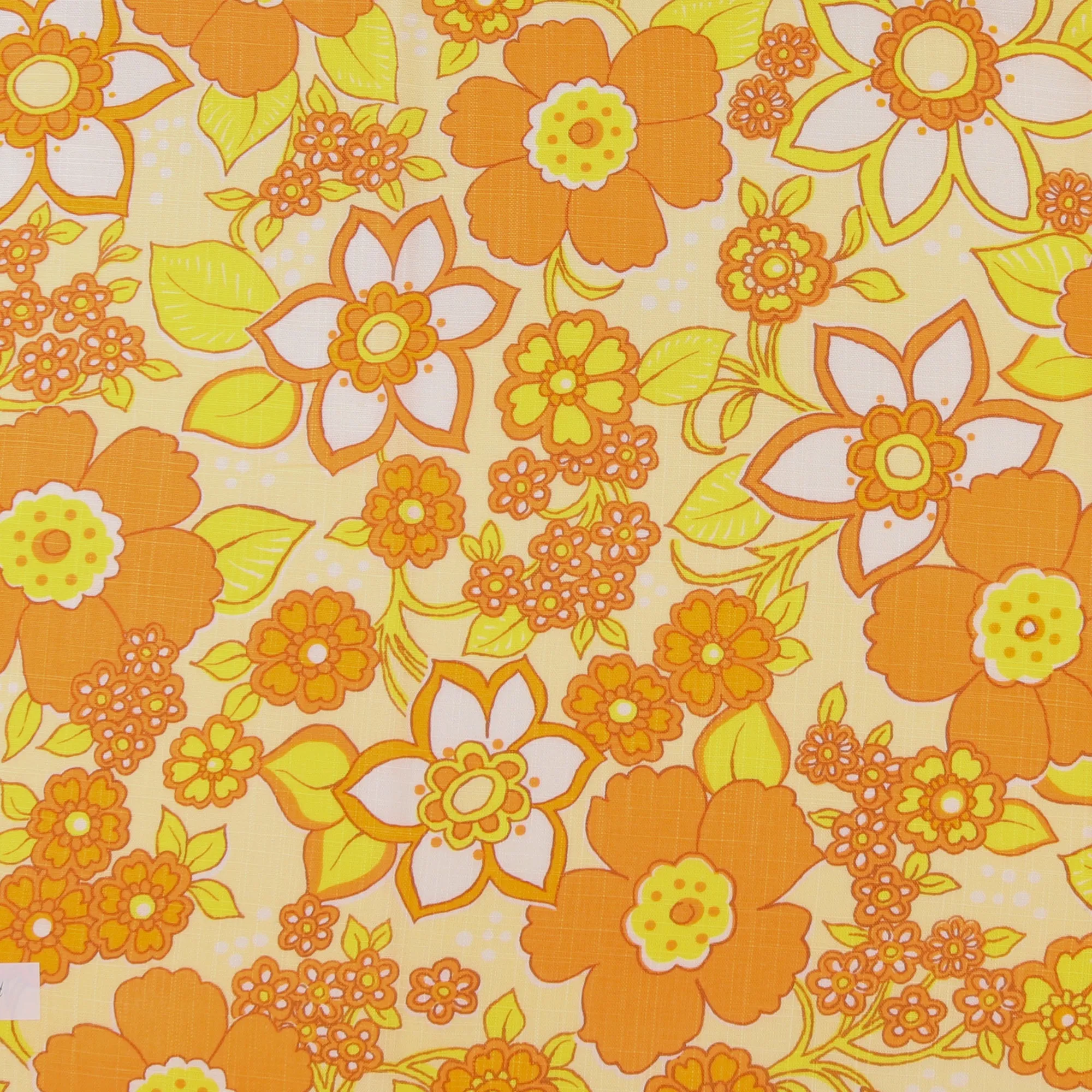 Printed Cotton & Linen - TERRA - 023 - Light Yellow