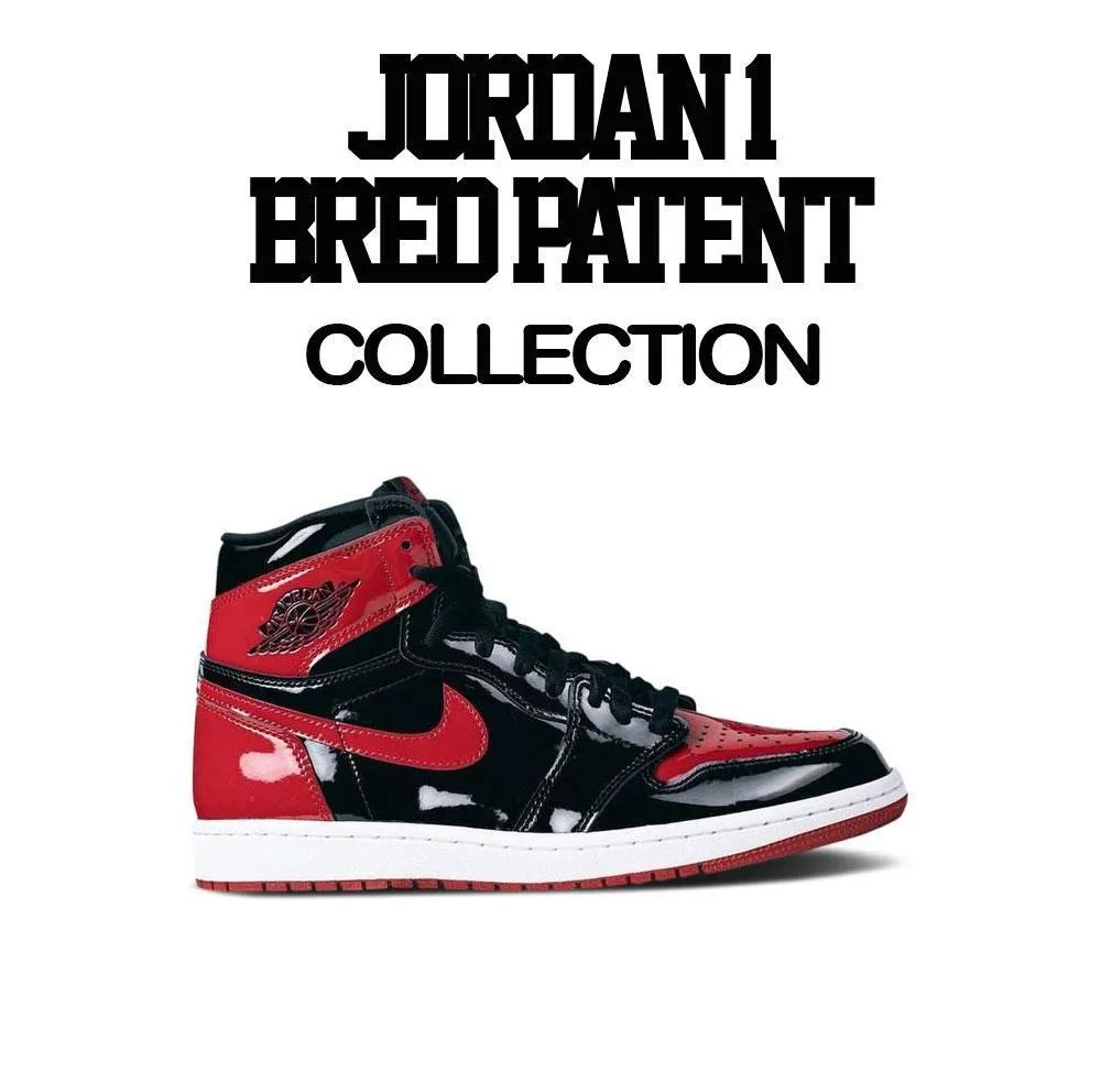 Retro 1 Bred Patent Greatest Shirt