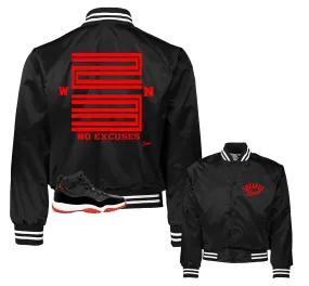 Retro 11 Bred WIN 23 Satin Jacket