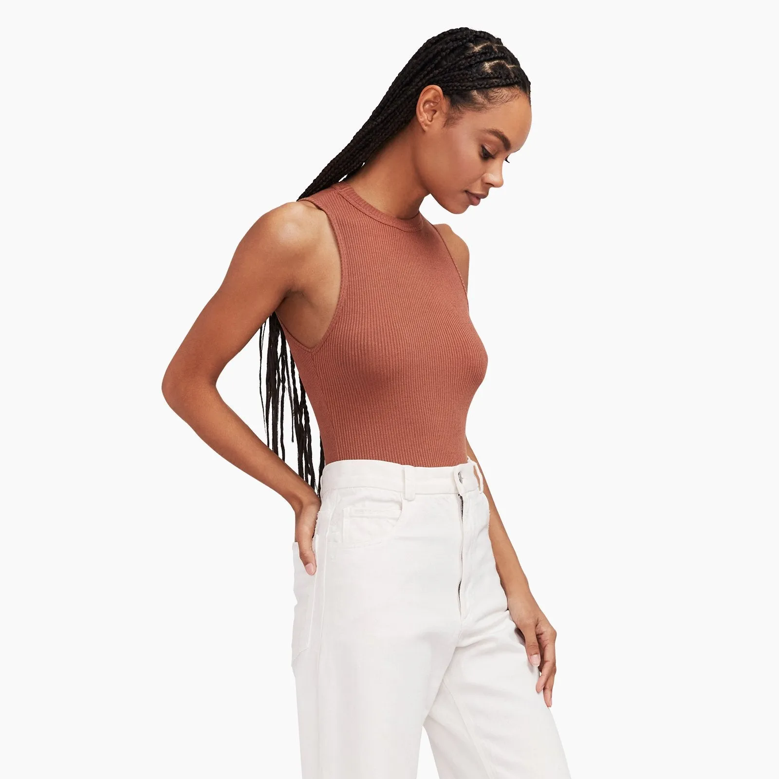 Ribbed Lightweight Bodysuit