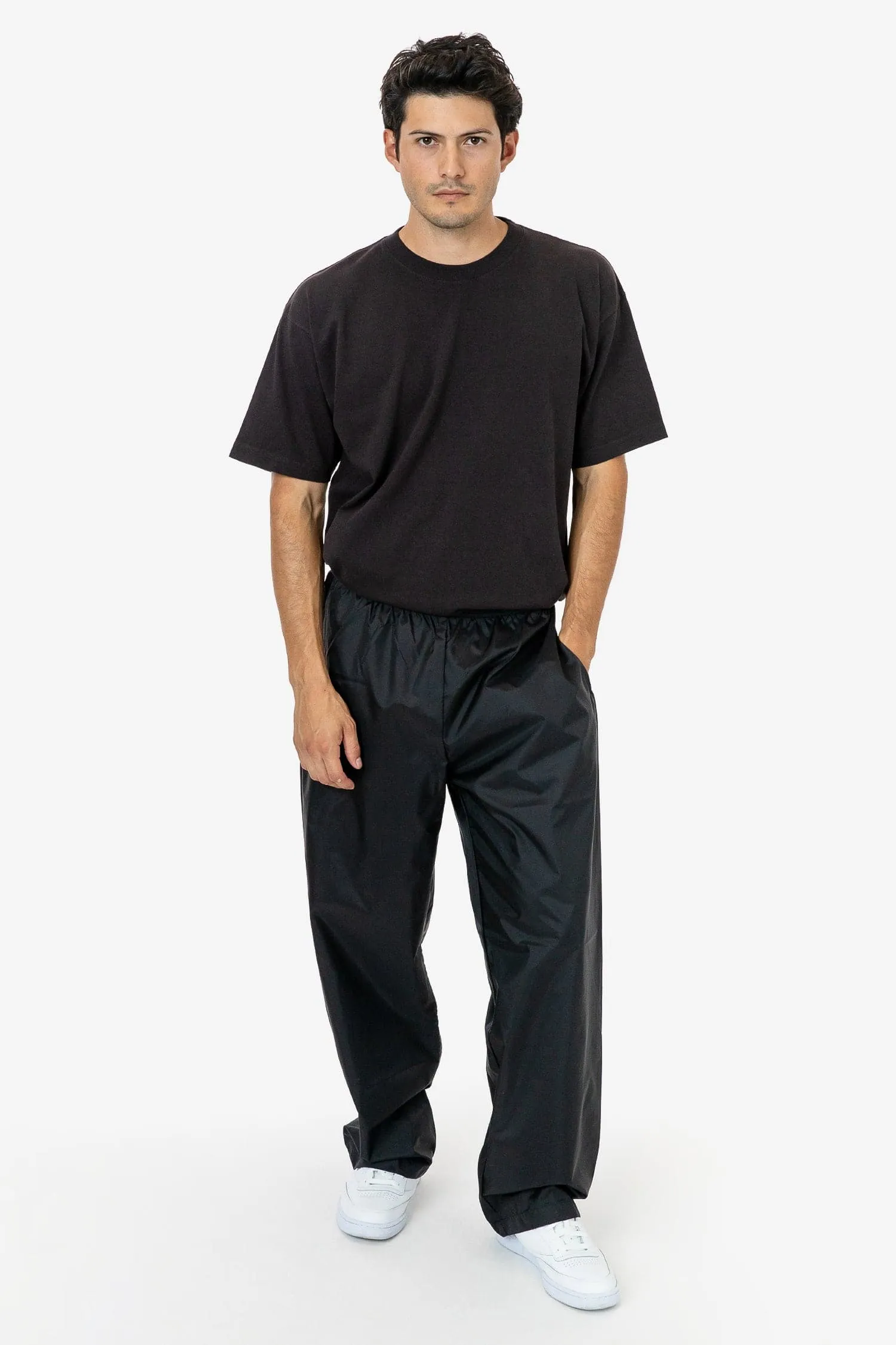 RNF445 - Lightweight Nylon Taffeta Wide Leg Pant