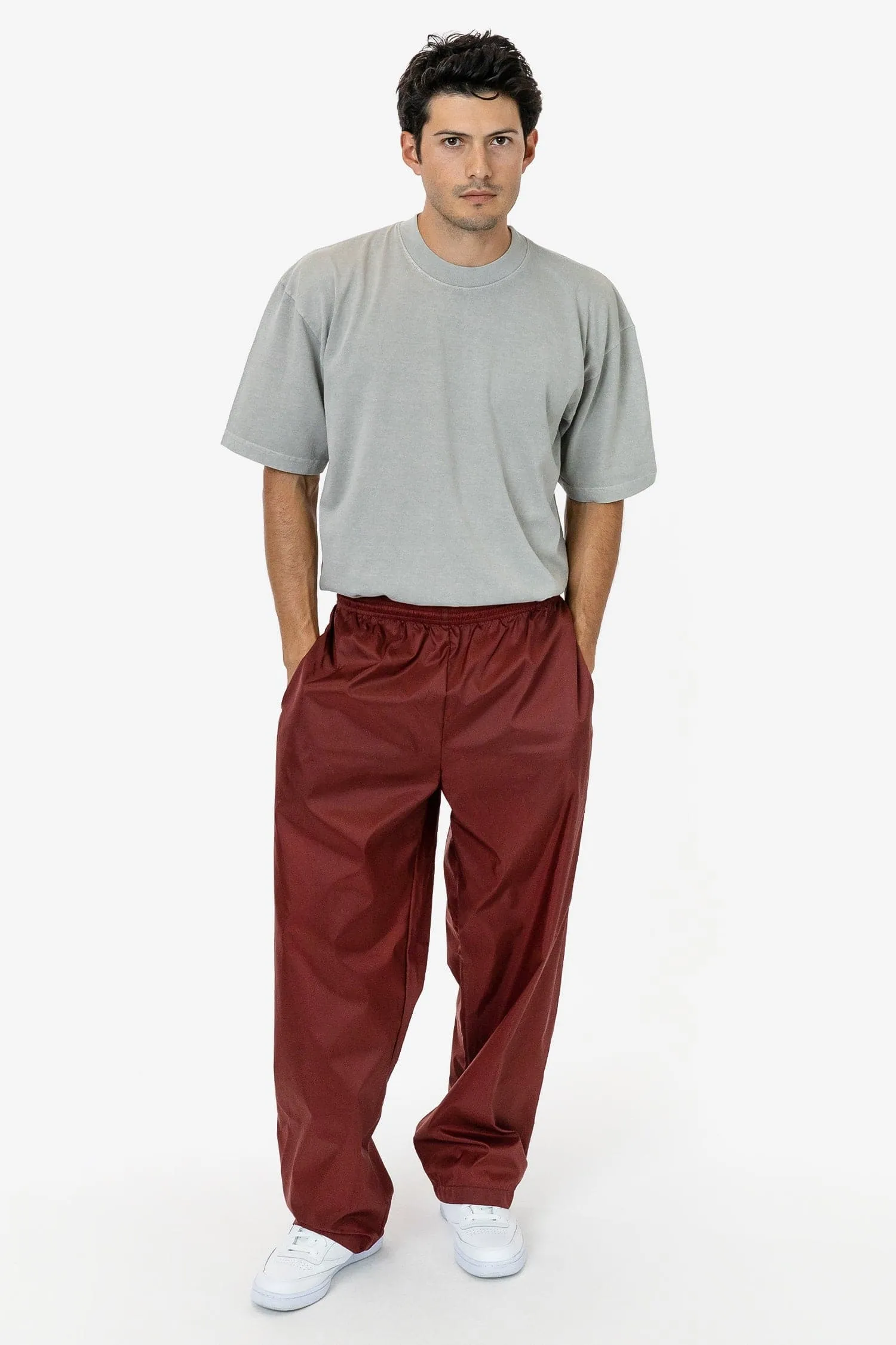 RNF445 - Lightweight Nylon Taffeta Wide Leg Pant