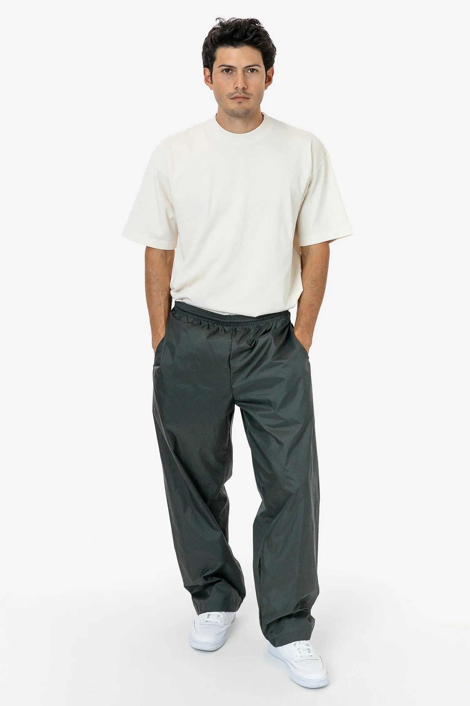 RNF445 - Lightweight Nylon Taffeta Wide Leg Pant