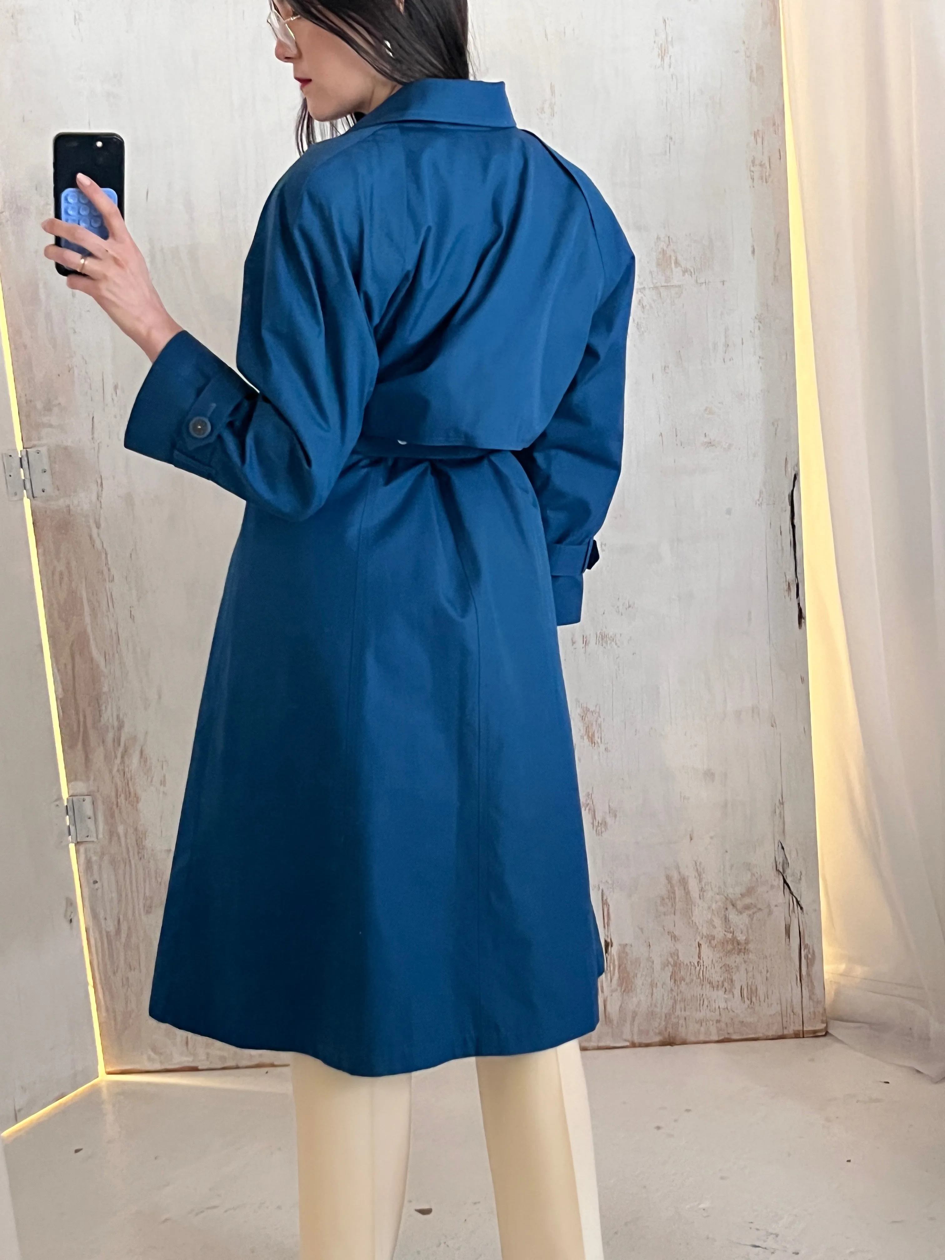 Saie Royal Blue London Fog Limited Edition Trench