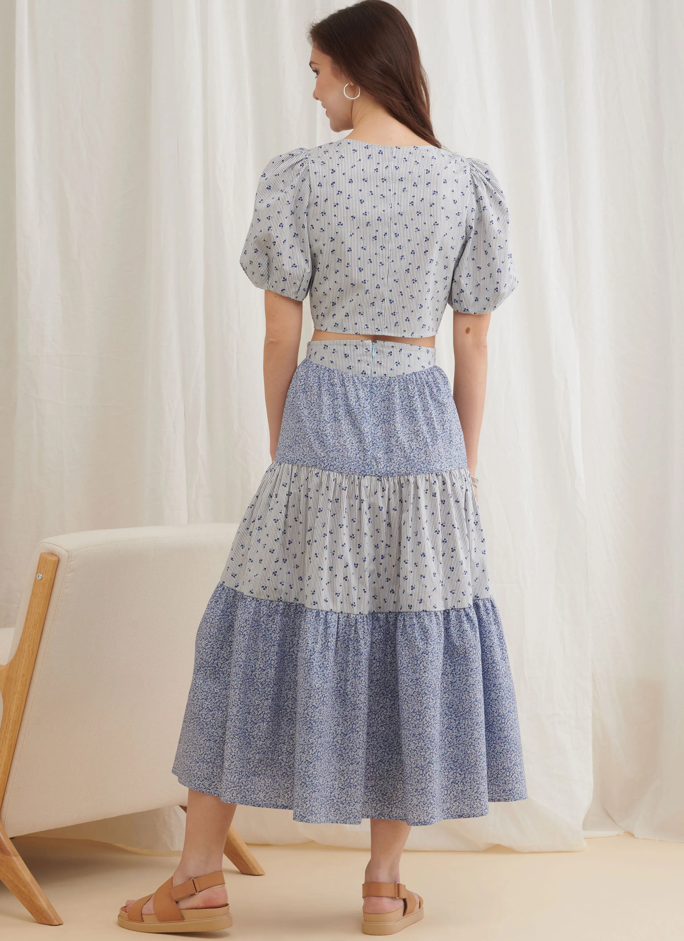 Simplicity Pattern 9791 Misses' Tops, Skirt and Pants