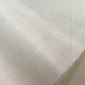 Solid Color White Linen Fabric By Yard