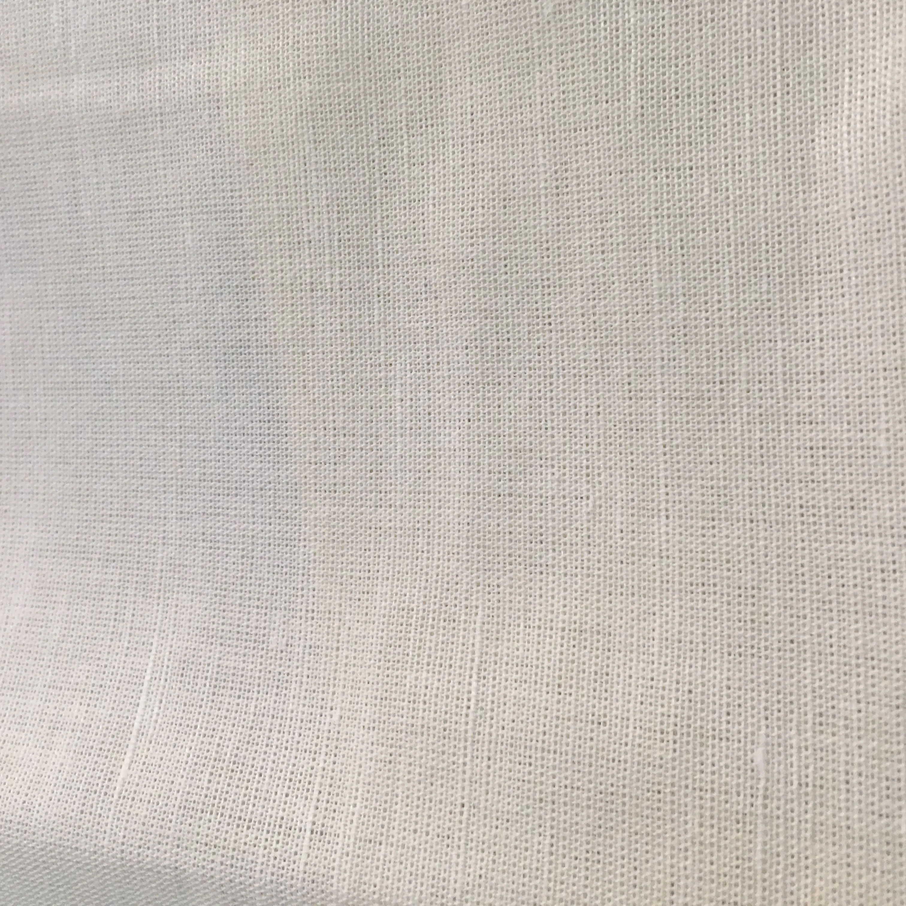 Solid Color White Linen Fabric By Yard