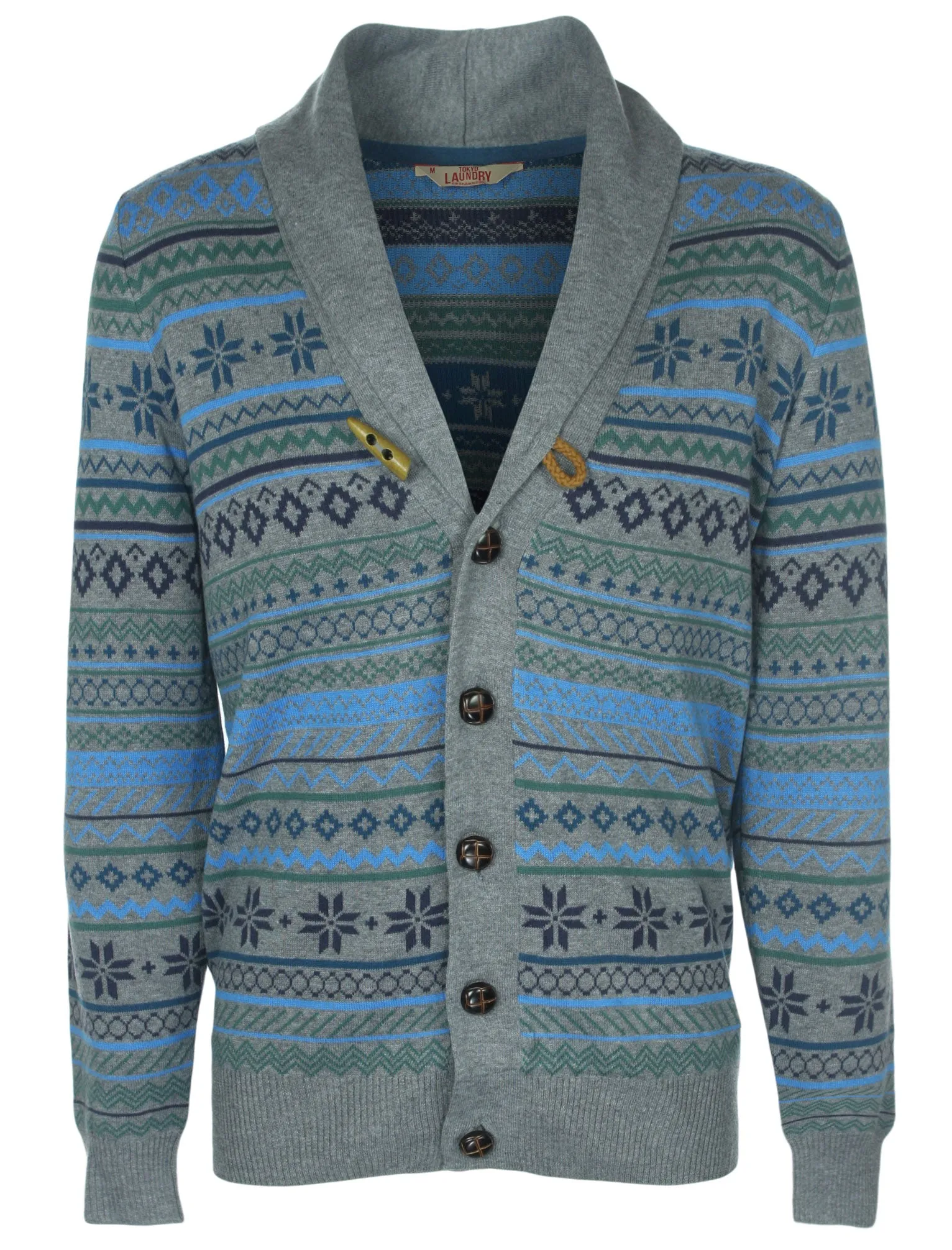 Tokyo Laundry Byte Patterned Knit Cardigan