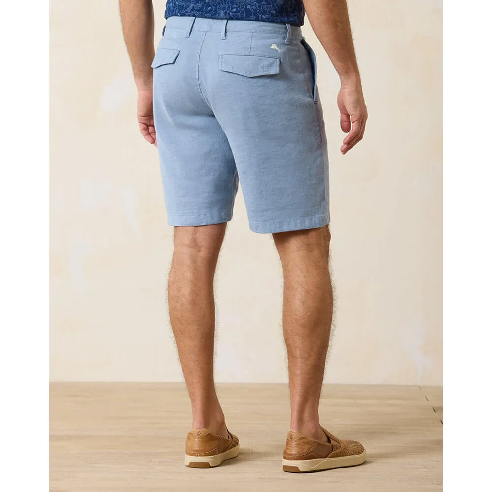 Tommy Bahama 10-Inch Beach Coast Linen Flat Front Shorts - Port Side Blue