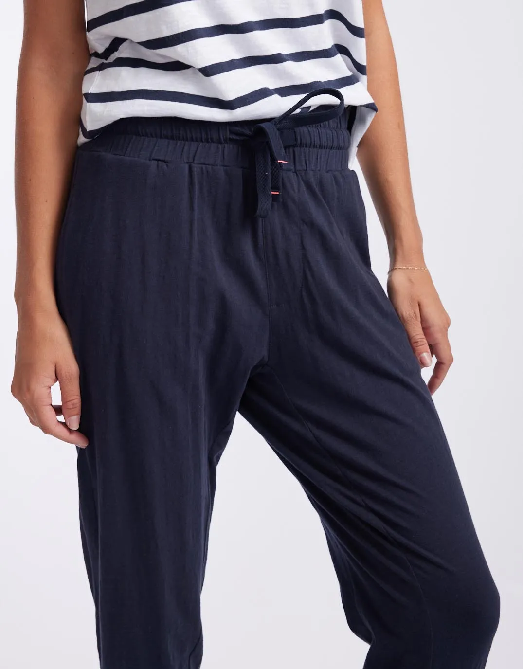 Turn Back Lightweight Lounge Pants - Navy