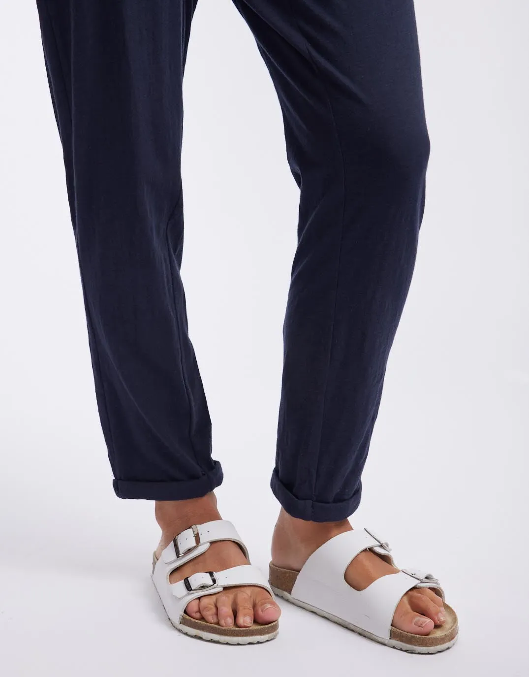 Turn Back Lightweight Lounge Pants - Navy